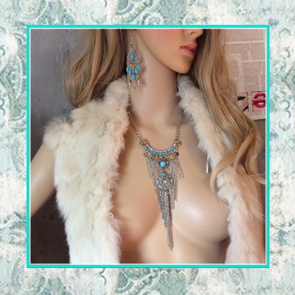 Unique Styles necklaces Jewelry - 🌺2PC SET NECKLACE & EARRINGS TRIBAL BOHO CHIC LUV